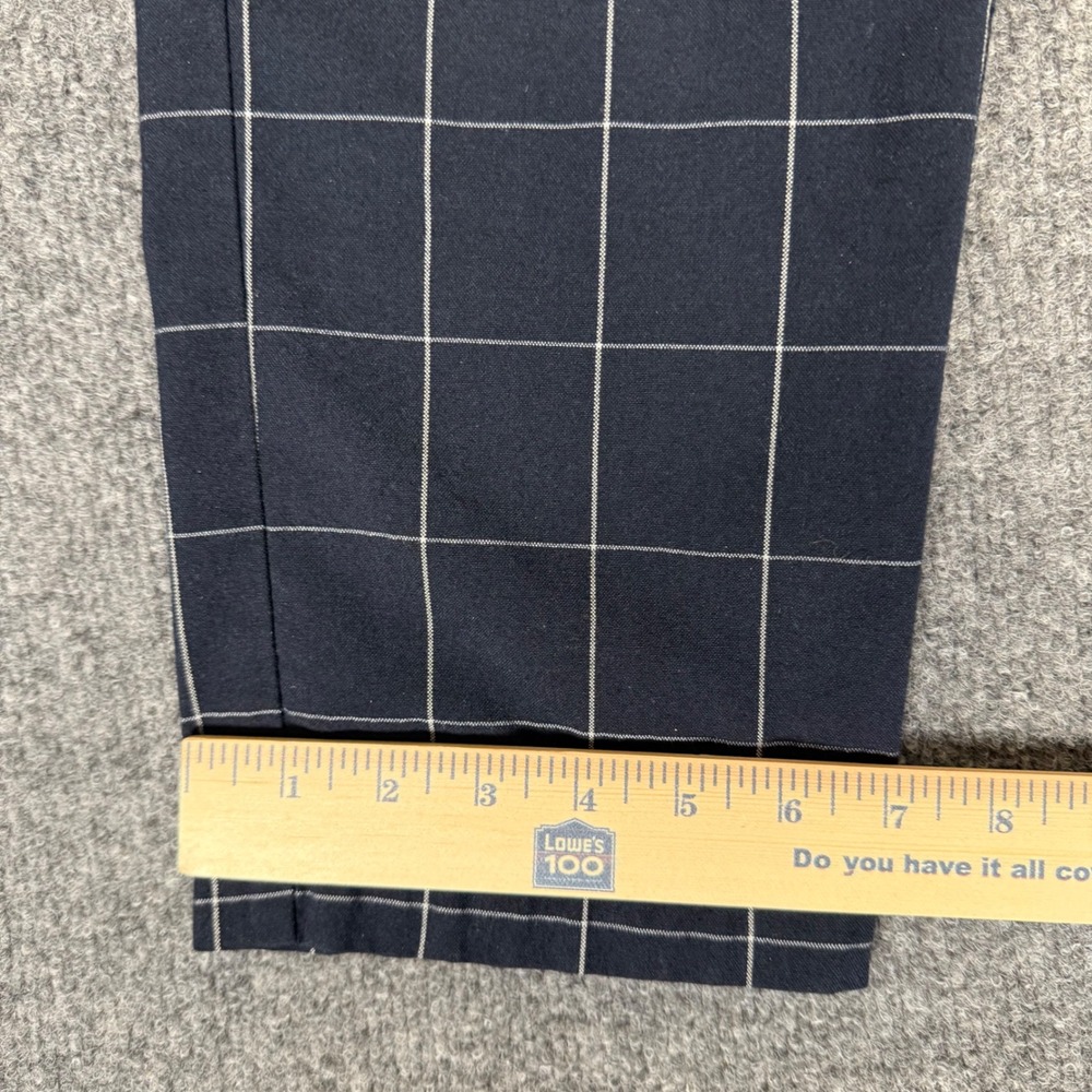 Stussy Bryan Pants Mens Small 28x28 Blue Plaid‎ Casual Streetwear Skate Rare - Picture 9 of 9